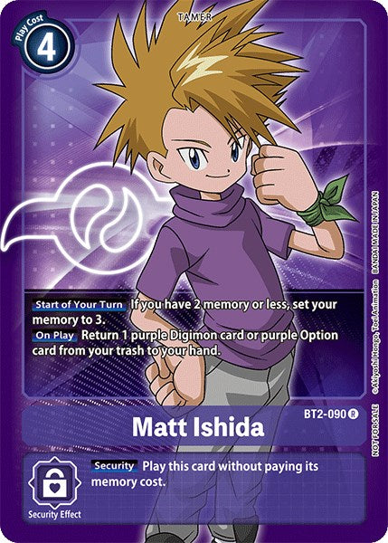 Matt Ishida [BT2-090] (Official Tournament Pack Vol.3) [Release Special Booster Promos] | Card Merchant Takapuna