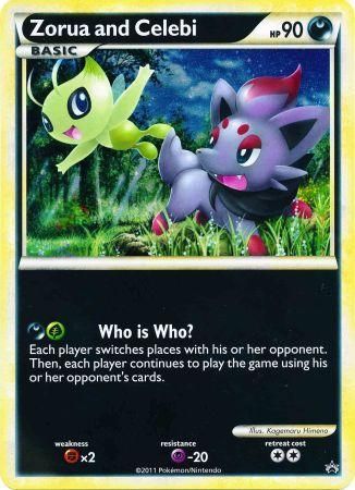 Zorua and Celebi (Jumbo Card) [Miscellaneous Cards] | Card Merchant Takapuna