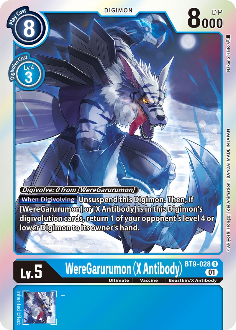 WereGarurumon (X Antibody) [BT9-028] [X Record] | Card Merchant Takapuna