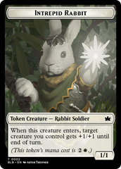 Bat // Intrepid Rabbit Double-Sided Token [Bloomburrow Tokens] | Card Merchant Takapuna