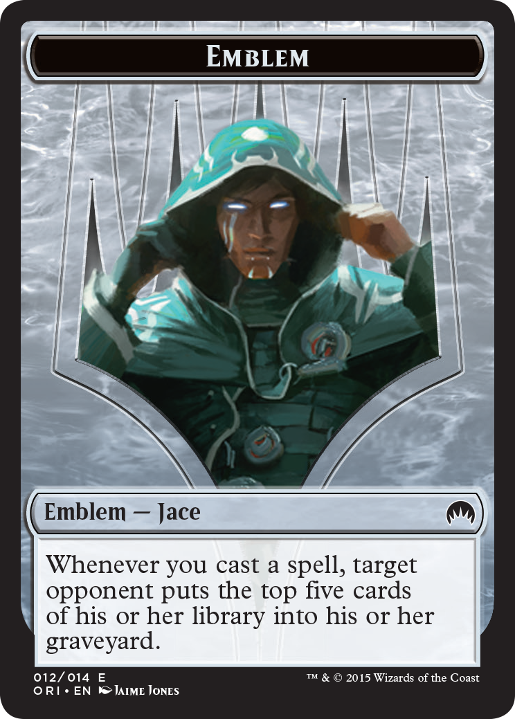 Pest // Jace, Telepath Unbound Emblem Double-Sided Token [Secret Lair: From Cute to Brute Tokens] | Card Merchant Takapuna