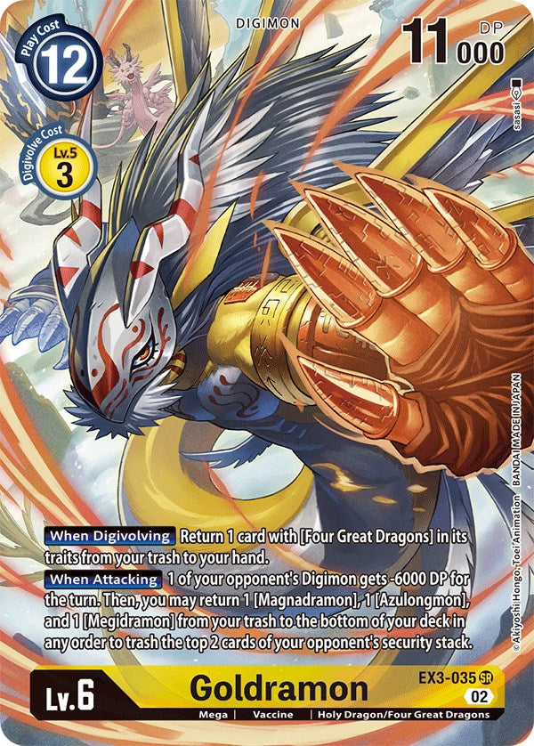 Goldramon [EX3-035] (Alternate Art) [Draconic Roar] | Card Merchant Takapuna