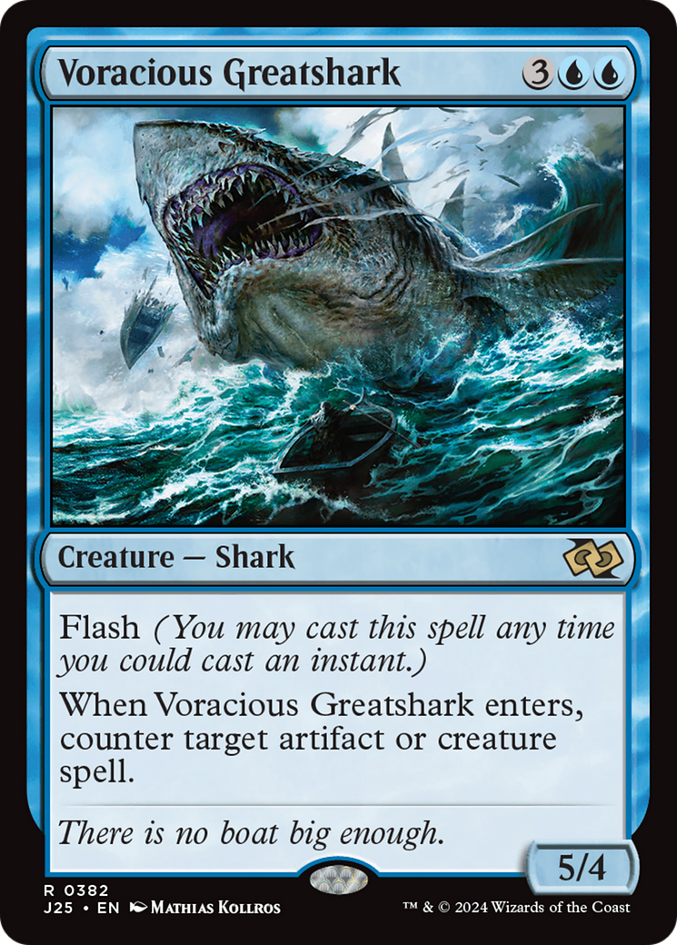 Voracious Greatshark [Foundations Jumpstart] | Card Merchant Takapuna