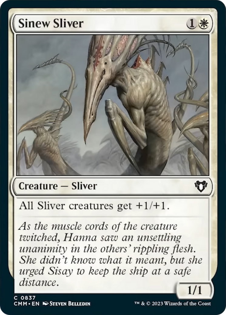 Sinew Sliver [Commander Masters] | Card Merchant Takapuna