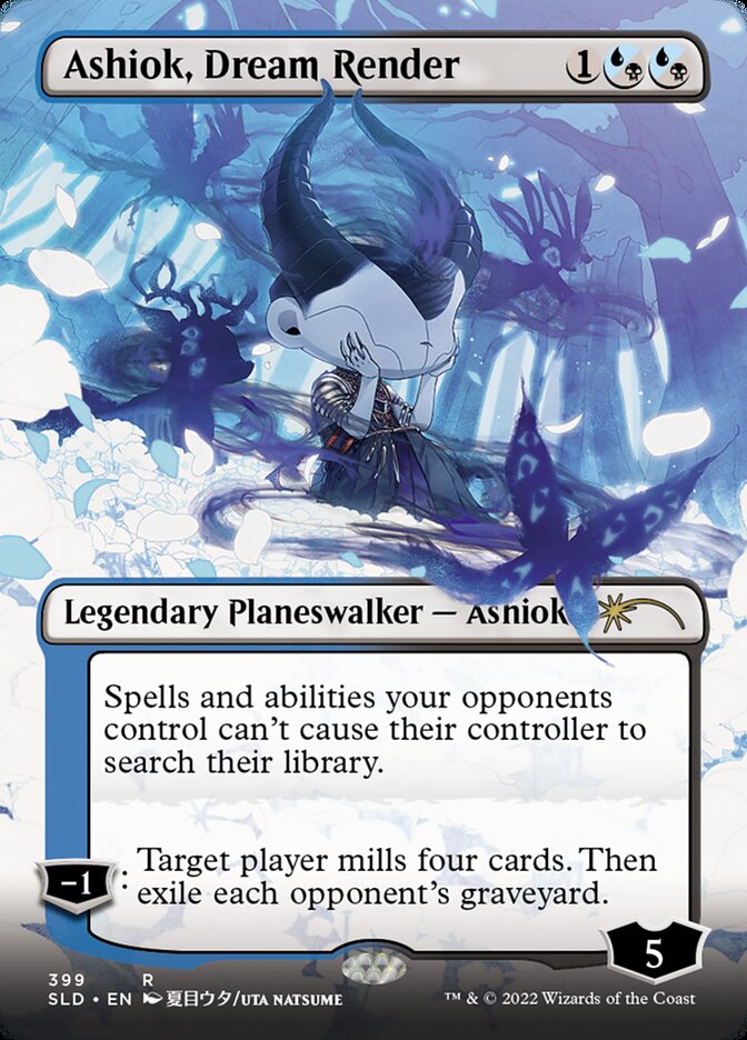 Ashiok, Dream Render (Borderless) [Secret Lair Drop Series] | Card Merchant Takapuna