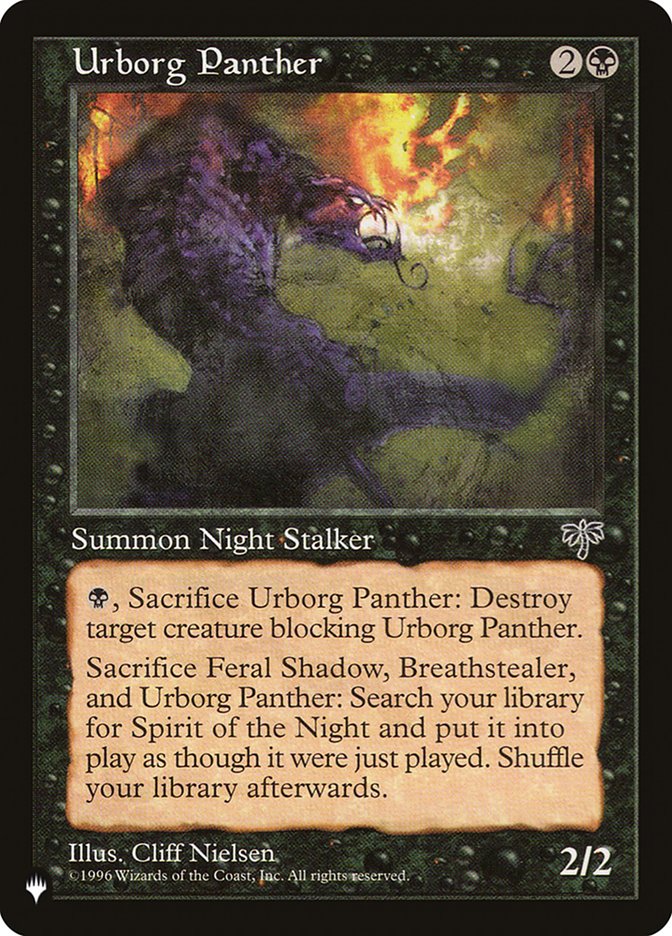 Urborg Panther [The List] | Card Merchant Takapuna