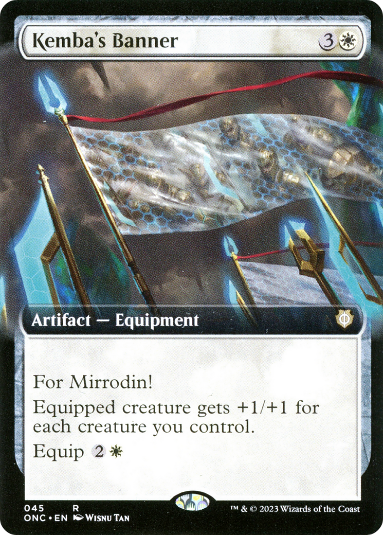 Kemba's Banner (Extended Art) [Phyrexia: All Will Be One Commander] | Card Merchant Takapuna