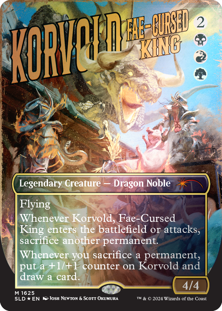 Korvold, Fae-Cursed King (Rainbow Foil) [Secret Lair Drop Series] | Card Merchant Takapuna