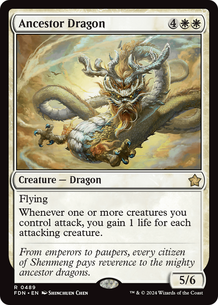 Ancestor Dragon [Foundations] | Card Merchant Takapuna