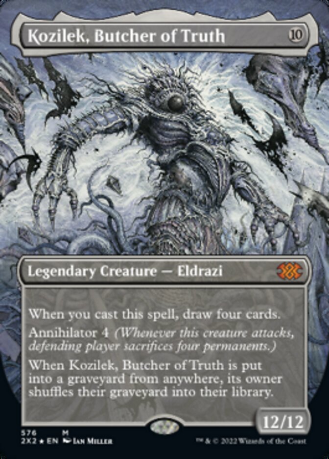 Kozilek, Butcher of Truth (Textured Foil) [Double Masters 2022] | Card Merchant Takapuna