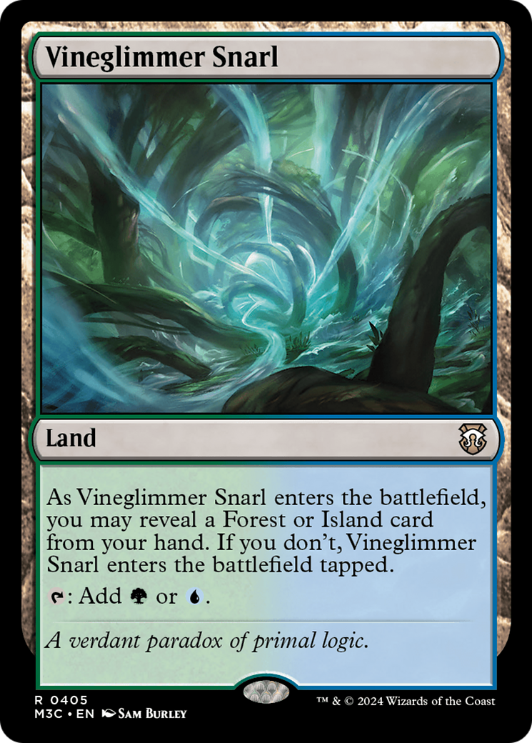 Vineglimmer Snarl (Ripple Foil) [Modern Horizons 3 Commander] | Card Merchant Takapuna