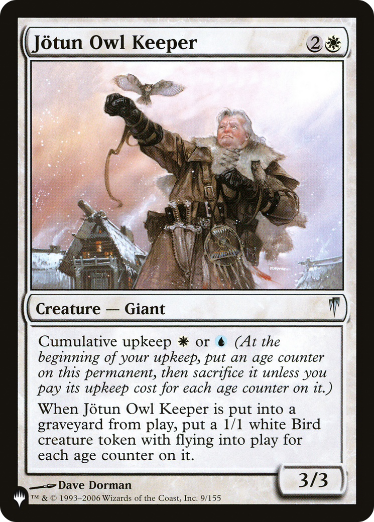 Jotun Owl Keeper [The List] | Card Merchant Takapuna