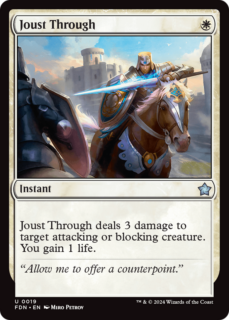 Joust Through [Foundations] | Card Merchant Takapuna