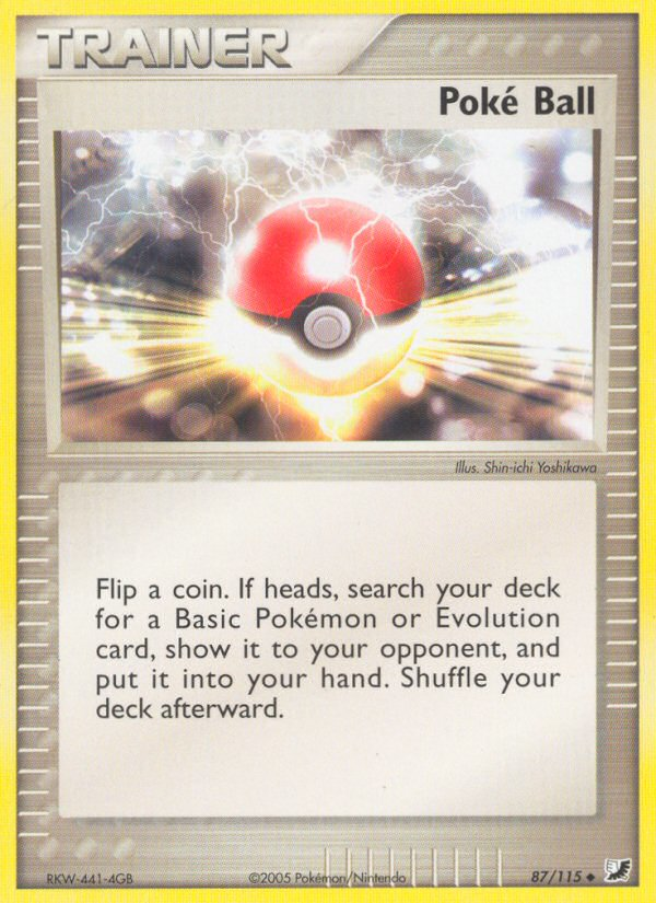 Poke Ball (87/115) [EX: Unseen Forces] | Card Merchant Takapuna