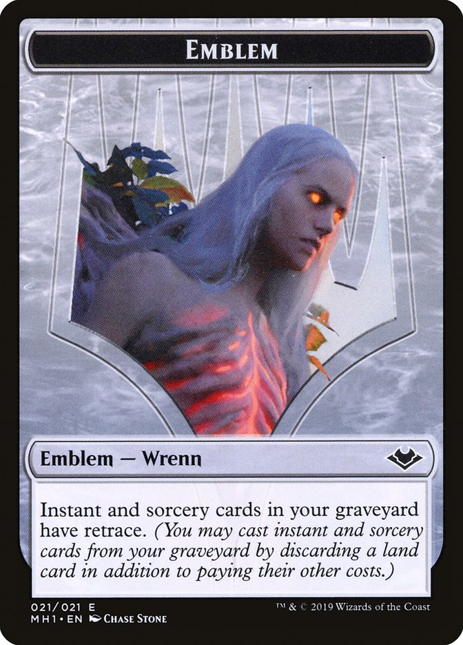 Goblin (010) // Wrenn and Six Emblem Double-Sided Token [Modern Horizons Tokens] | Card Merchant Takapuna