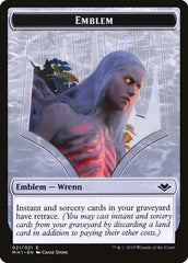 Elemental (008) // Wrenn and Six Emblem (021) Double-Sided Token [Modern Horizons Tokens] | Card Merchant Takapuna