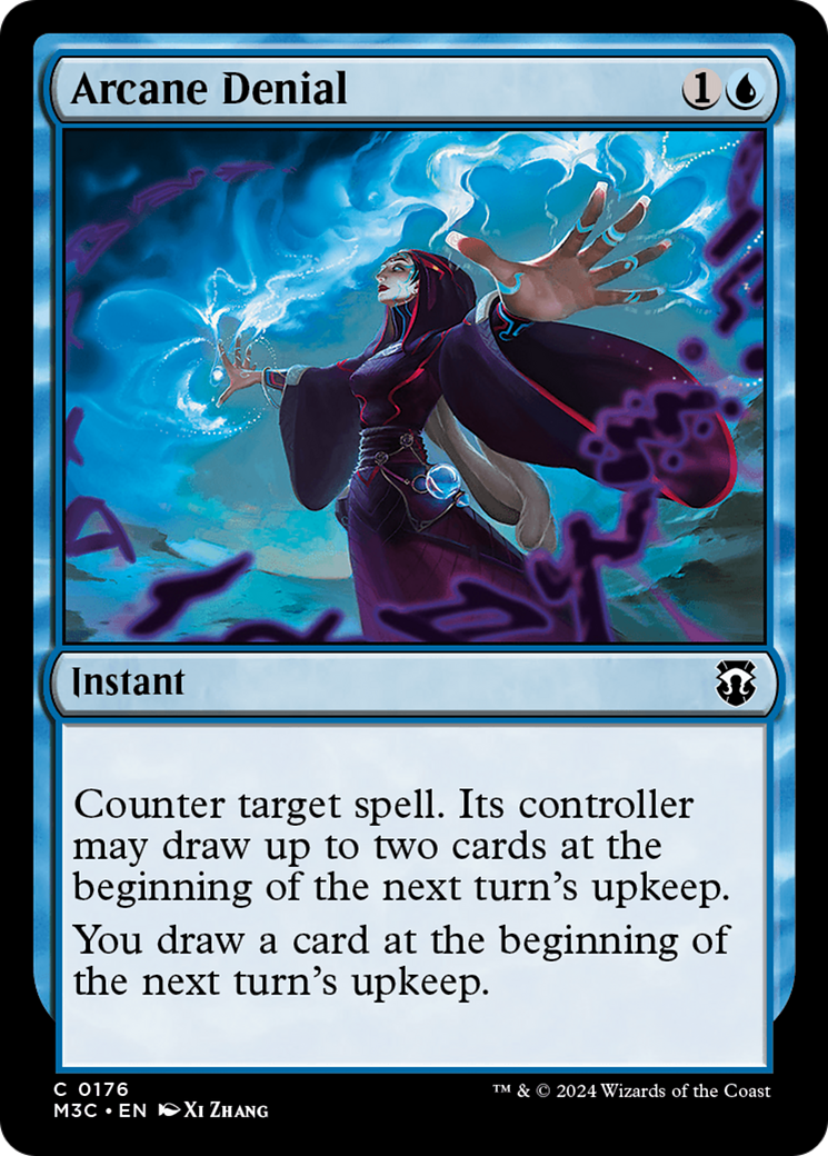 Arcane Denial (Ripple Foil) [Modern Horizons 3 Commander] | Card Merchant Takapuna