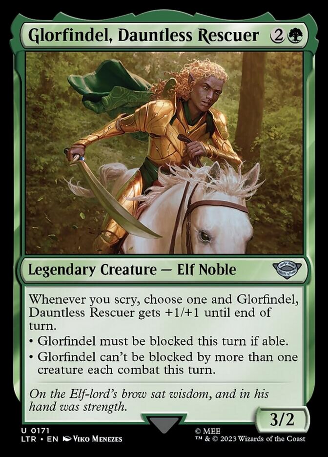 Glorfindel, Dauntless Rescuer [The Lord of the Rings: Tales of Middle-Earth] | Card Merchant Takapuna