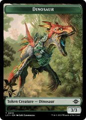 Gnome // Dinosaur (0010) Double-Sided Token [The Lost Caverns of Ixalan Tokens] | Card Merchant Takapuna