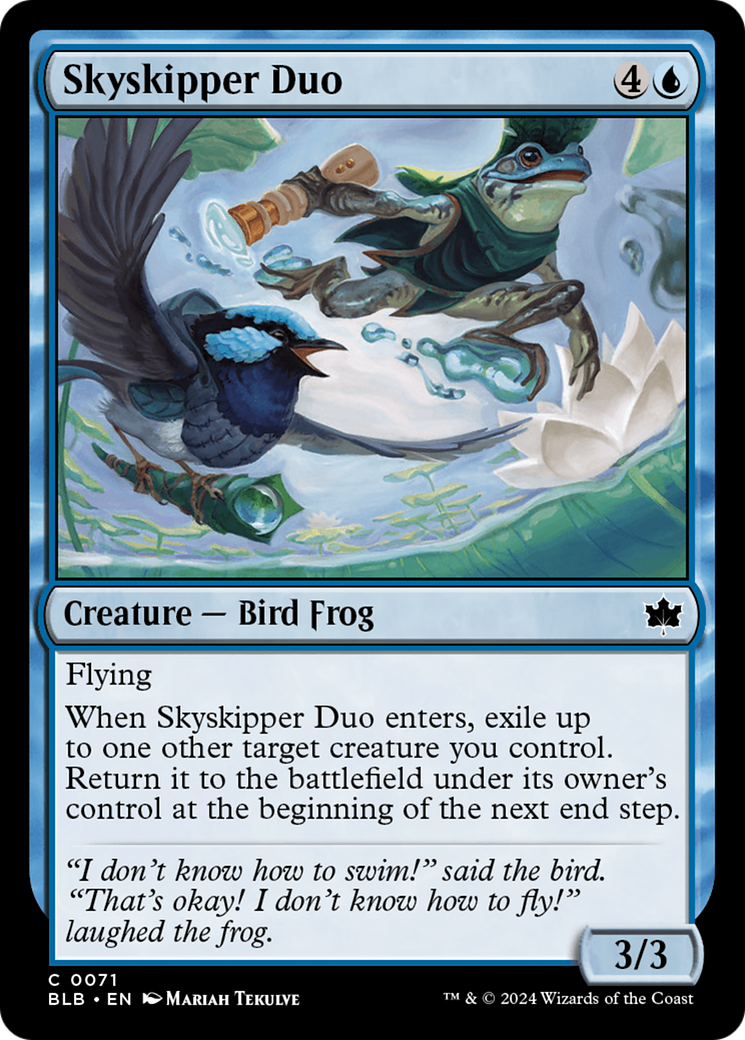 Skyskipper Duo [Bloomburrow] | Card Merchant Takapuna