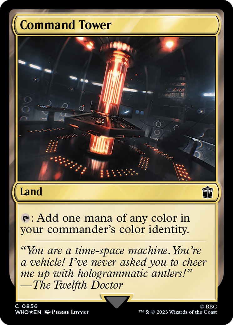 Command Tower (0856) (Surge Foil) [Doctor Who] | Card Merchant Takapuna