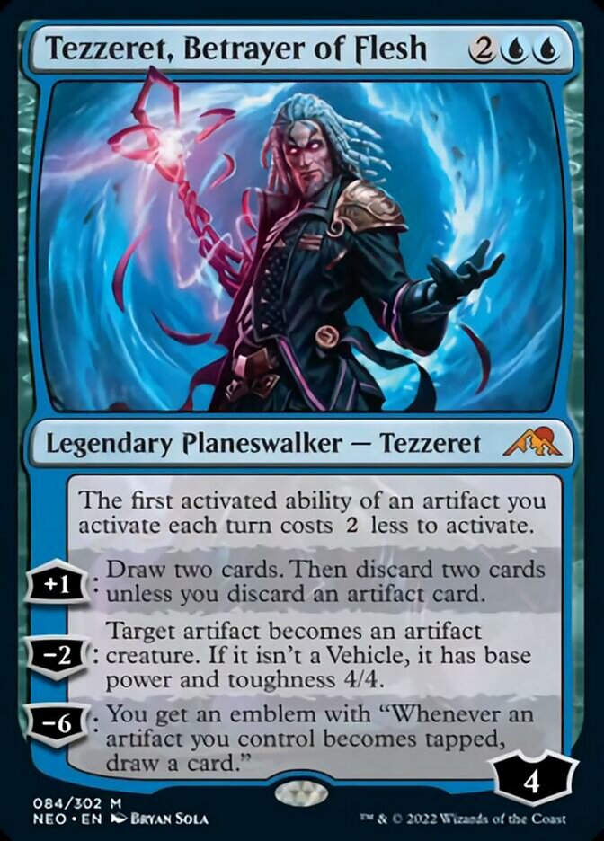 Tezzeret, Betrayer of Flesh [Kamigawa: Neon Dynasty] | Card Merchant Takapuna