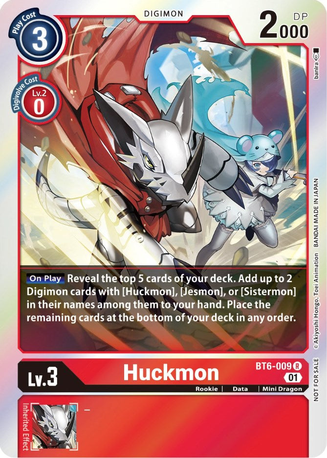 Huckmon [BT6-009] (Event Pack 3) [Double Diamond Promos] | Card Merchant Takapuna