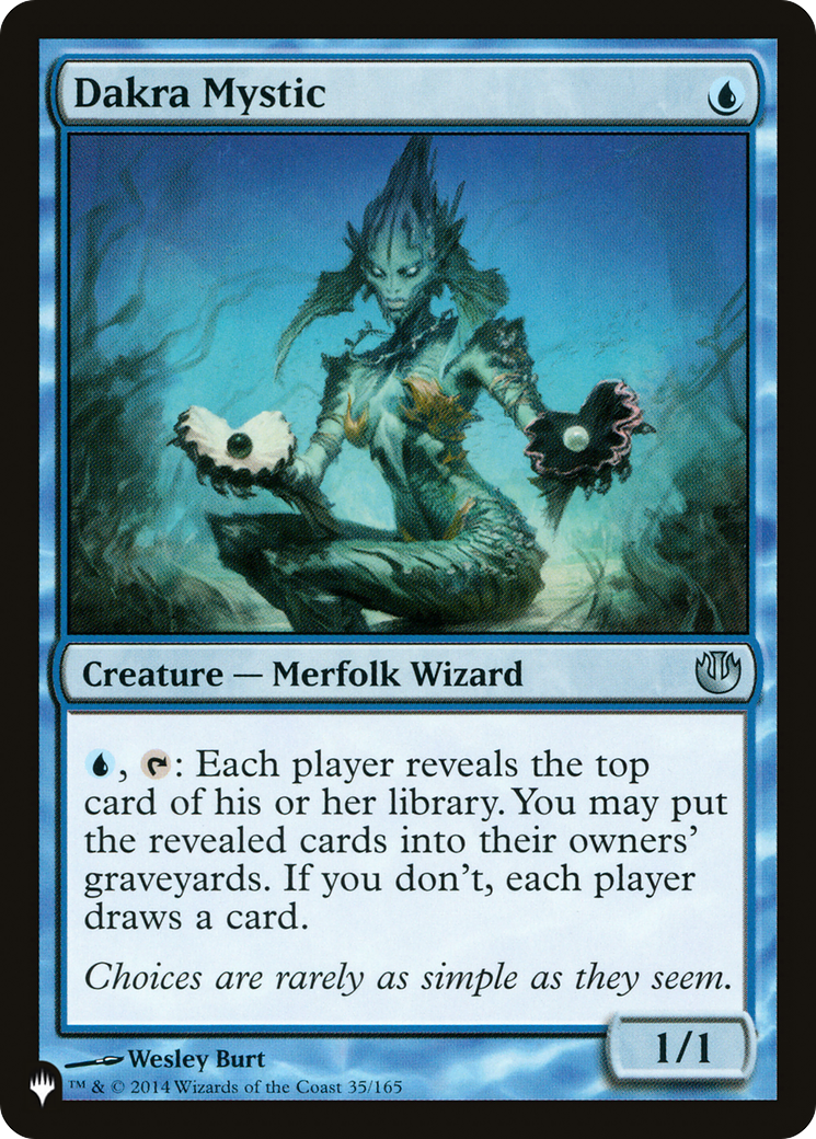 Dakra Mystic [The List] | Card Merchant Takapuna