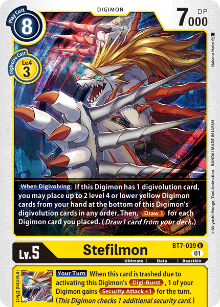 Stefilmon [BT7-039] [Next Adventure] | Card Merchant Takapuna