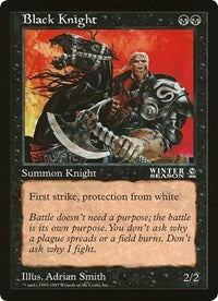 Black Knight (Oversized) [Oversize Cards] | Card Merchant Takapuna