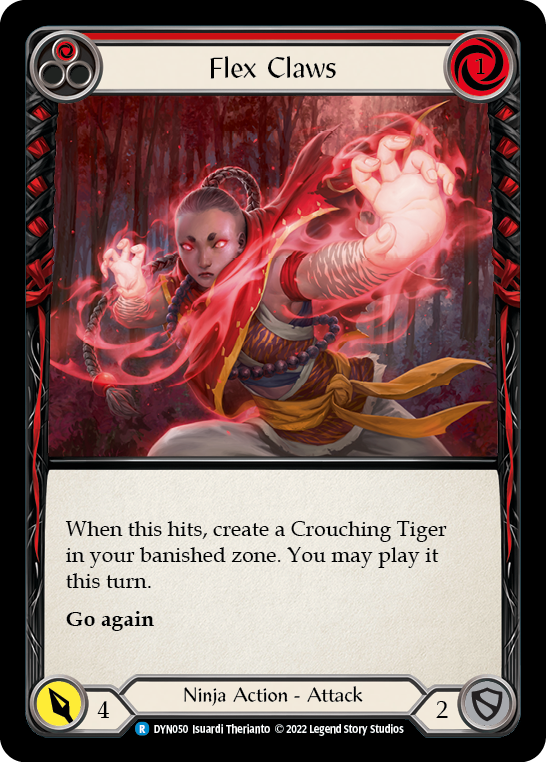 Flex Claws (Red) [DYN050] (Dynasty) | Card Merchant Takapuna