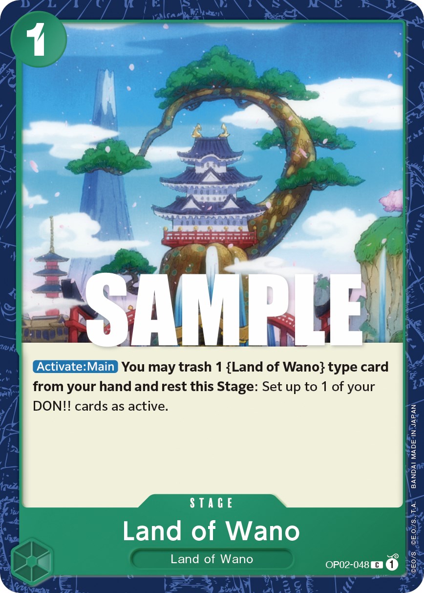 Land of Wano [Paramount War] | Card Merchant Takapuna