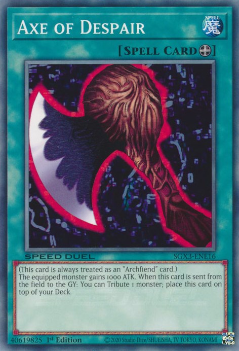 Axe of Despair [SGX3-ENE16] Common | Card Merchant Takapuna