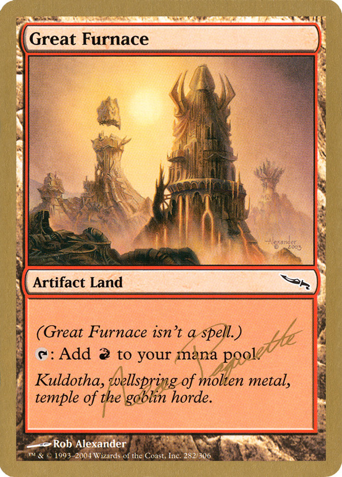 Great Furnace (Aeo Paquette) [World Championship Decks 2004] | Card Merchant Takapuna