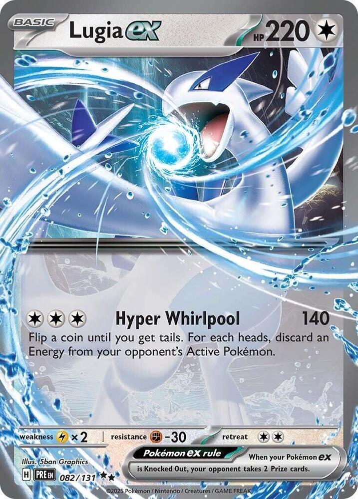 Lugia ex (082/131) [Scarlet & Violet: Prismatic Evolutions] | Card Merchant Takapuna