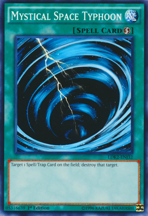 Mystical Space Typhoon [LDK2-ENJ32] Common | Card Merchant Takapuna