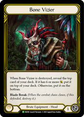 Bone Vizier (Golden) [FAB106] (Promo)  Cold Foil | Card Merchant Takapuna