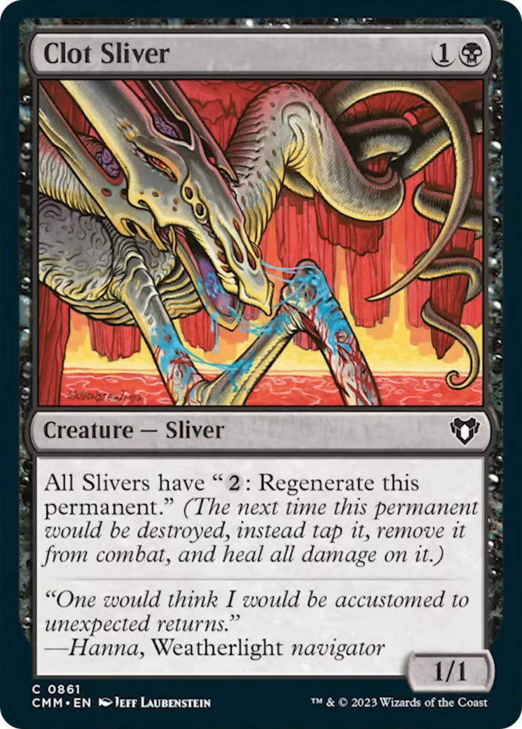 Clot Sliver [Commander Masters] | Card Merchant Takapuna