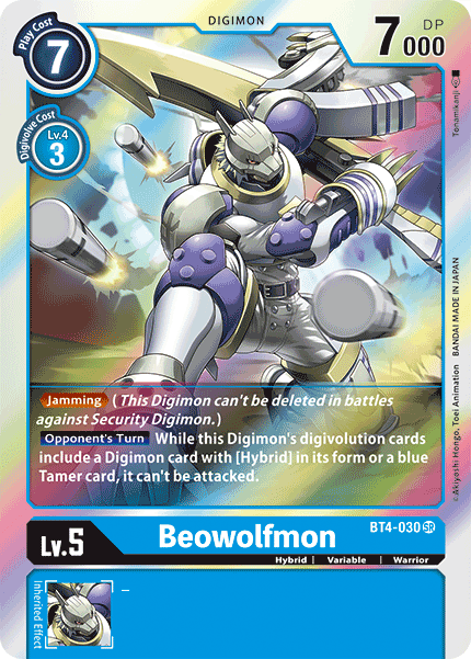 Beowolfmon [BT4-030] [Great Legend] | Card Merchant Takapuna