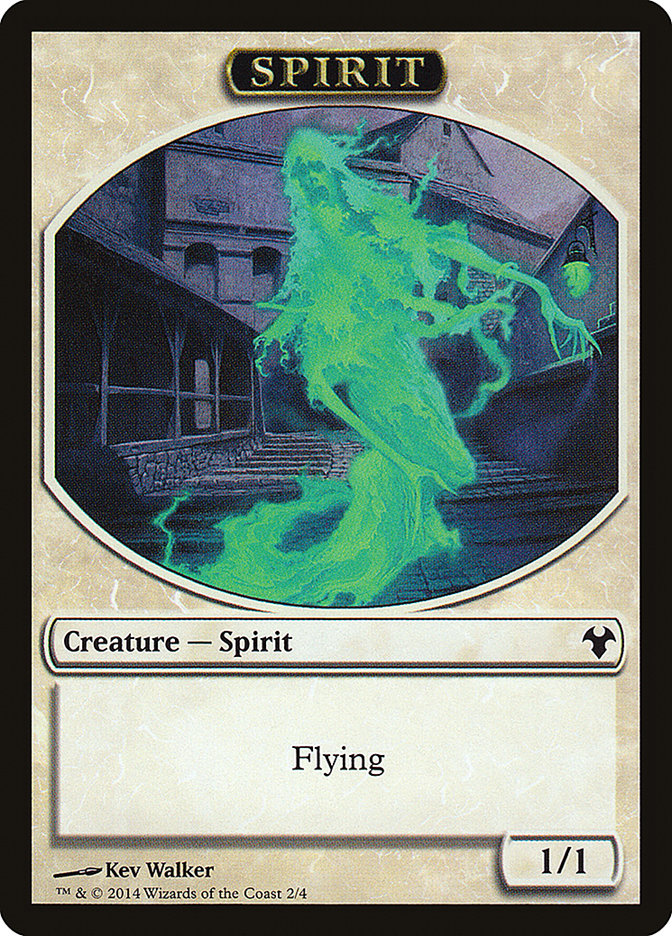 Spirit Token [Modern Event Deck 2014 Tokens] | Card Merchant Takapuna