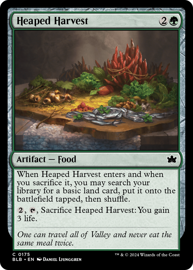 Heaped Harvest [Bloomburrow] | Card Merchant Takapuna