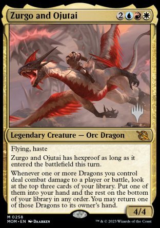 Zurgo and Ojutai (Promo Pack) [March of the Machine Promos] | Card Merchant Takapuna