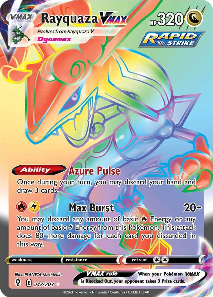 Rayquaza VMAX (217/203) [Sword & Shield: Evolving Skies] | Card Merchant Takapuna