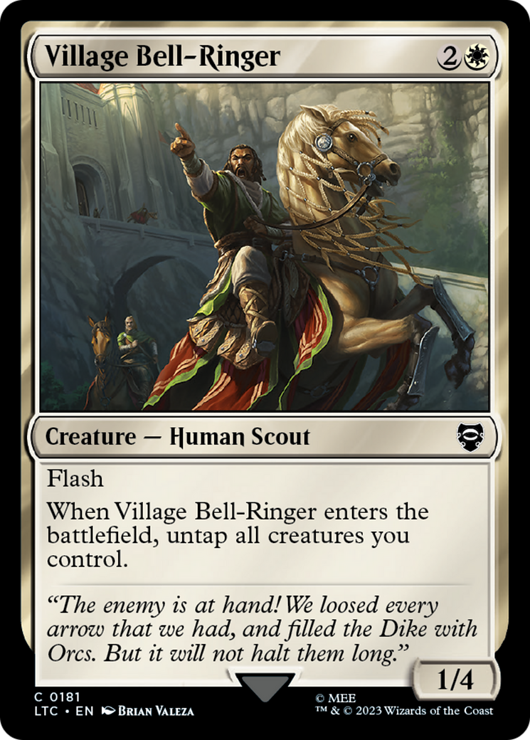 Village Bell-Ringer [The Lord of the Rings: Tales of Middle-Earth Commander] | Card Merchant Takapuna