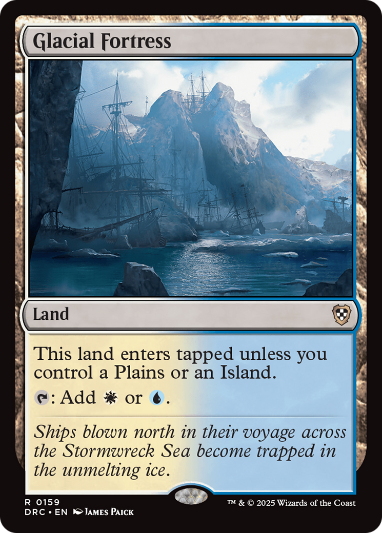 Glacial Fortress [Aetherdrift Commander] | Card Merchant Takapuna