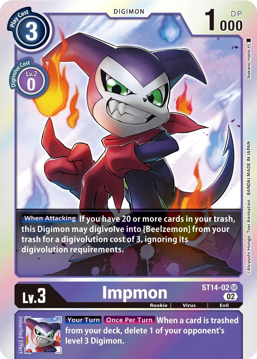 Impmon [ST14-02] [Starter Deck: Beelzemon Advanced Deck Set] | Card Merchant Takapuna