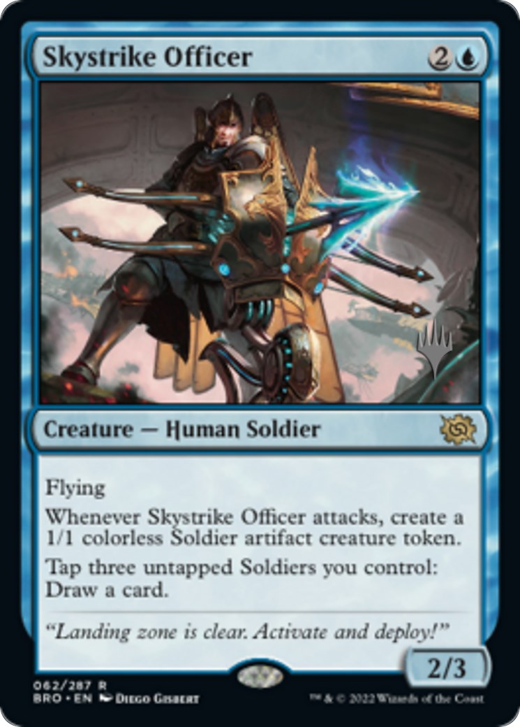 Skystrike Officer (Promo Pack) [The Brothers' War Promos] | Card Merchant Takapuna