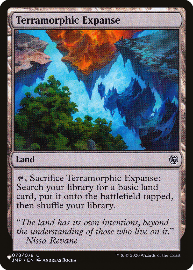 Terramorphic Expanse (JMP) [The List] | Card Merchant Takapuna