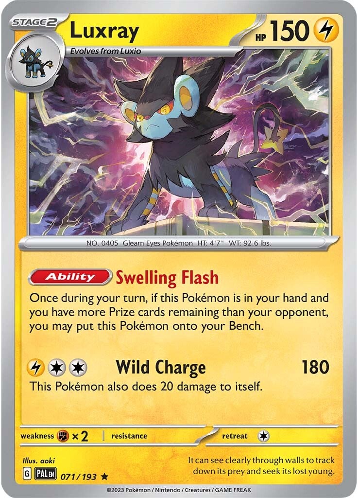 Luxray (071/193) [Scarlet & Violet: Paldea Evolved] | Card Merchant Takapuna