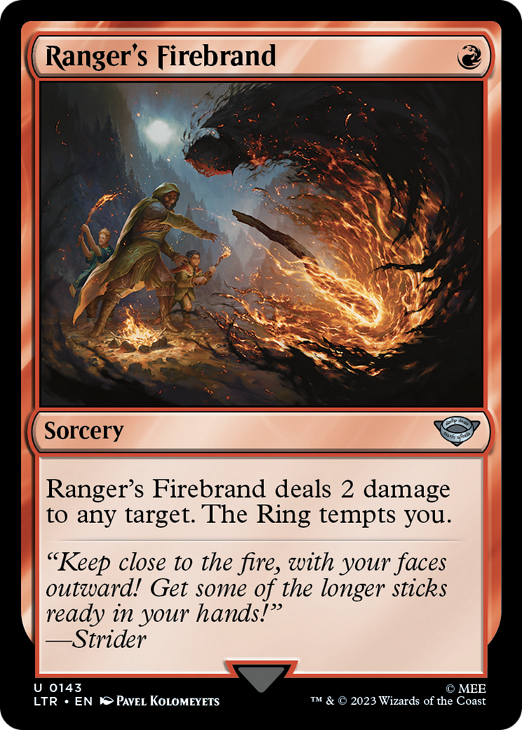 Ranger's Firebrand [The Lord of the Rings: Tales of Middle-Earth] | Card Merchant Takapuna